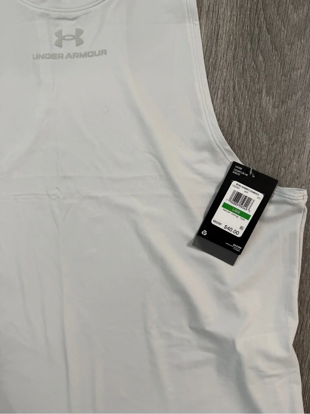 Under Armour Vanish Energy Men’s Tank Top NWT Large - Picture 4 of 6